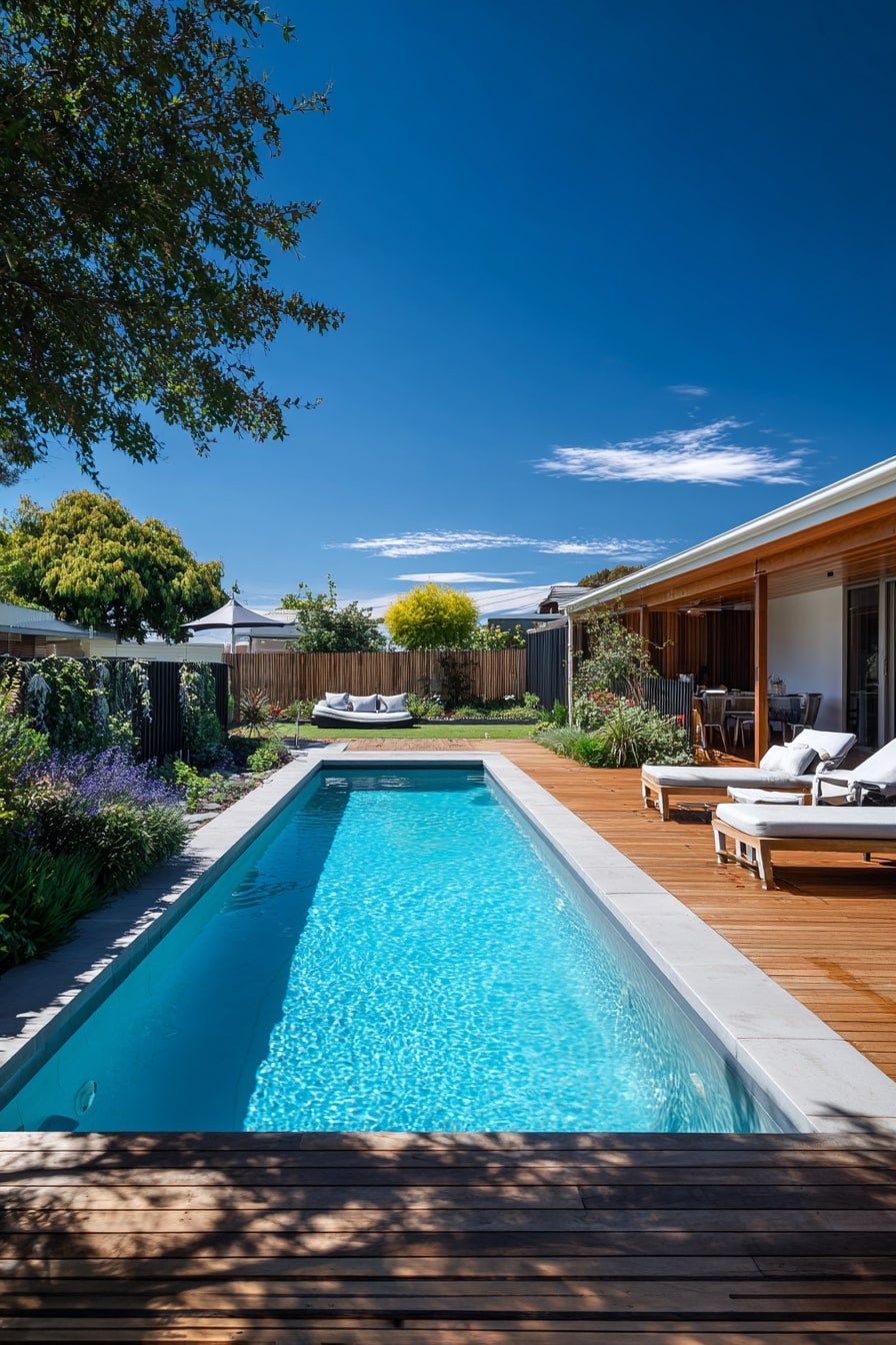 Raised Pool with Perimeter Overflow