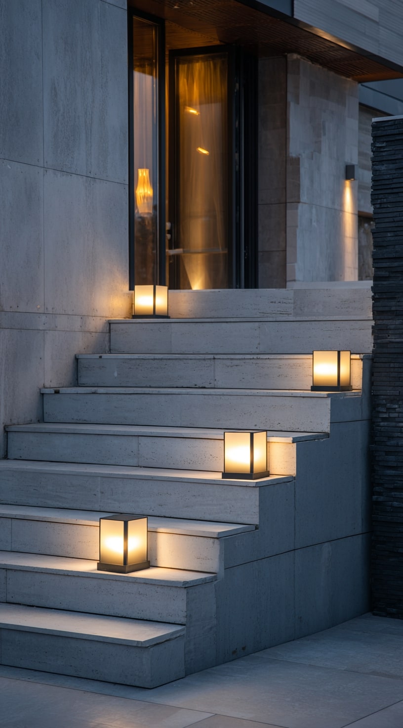 Recessed Stair Lighting