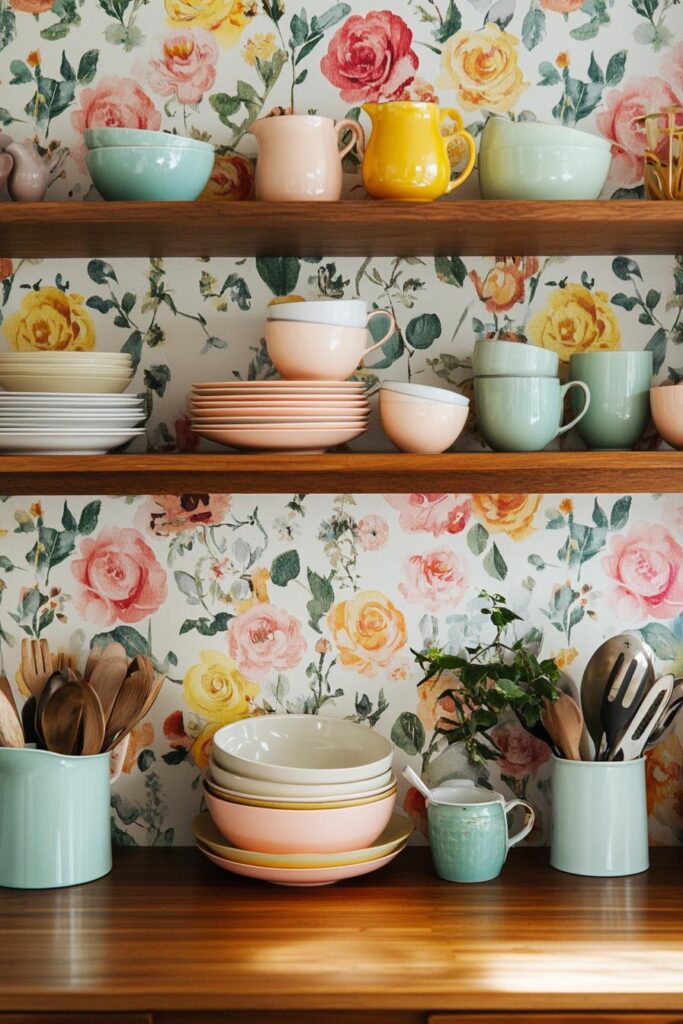 Retro Open Shelving