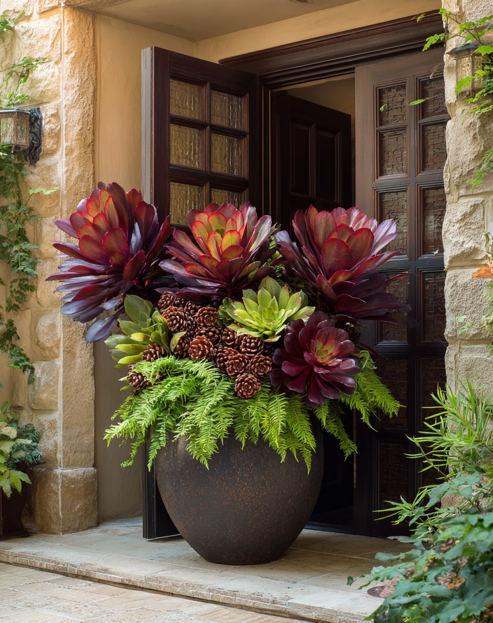 Rustic Charm Coleus Container