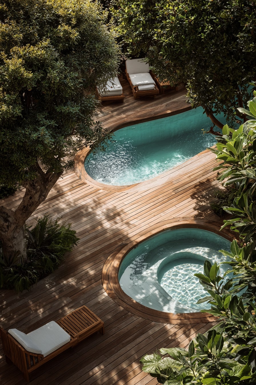 Seamless Transition Deck and Pool Integration