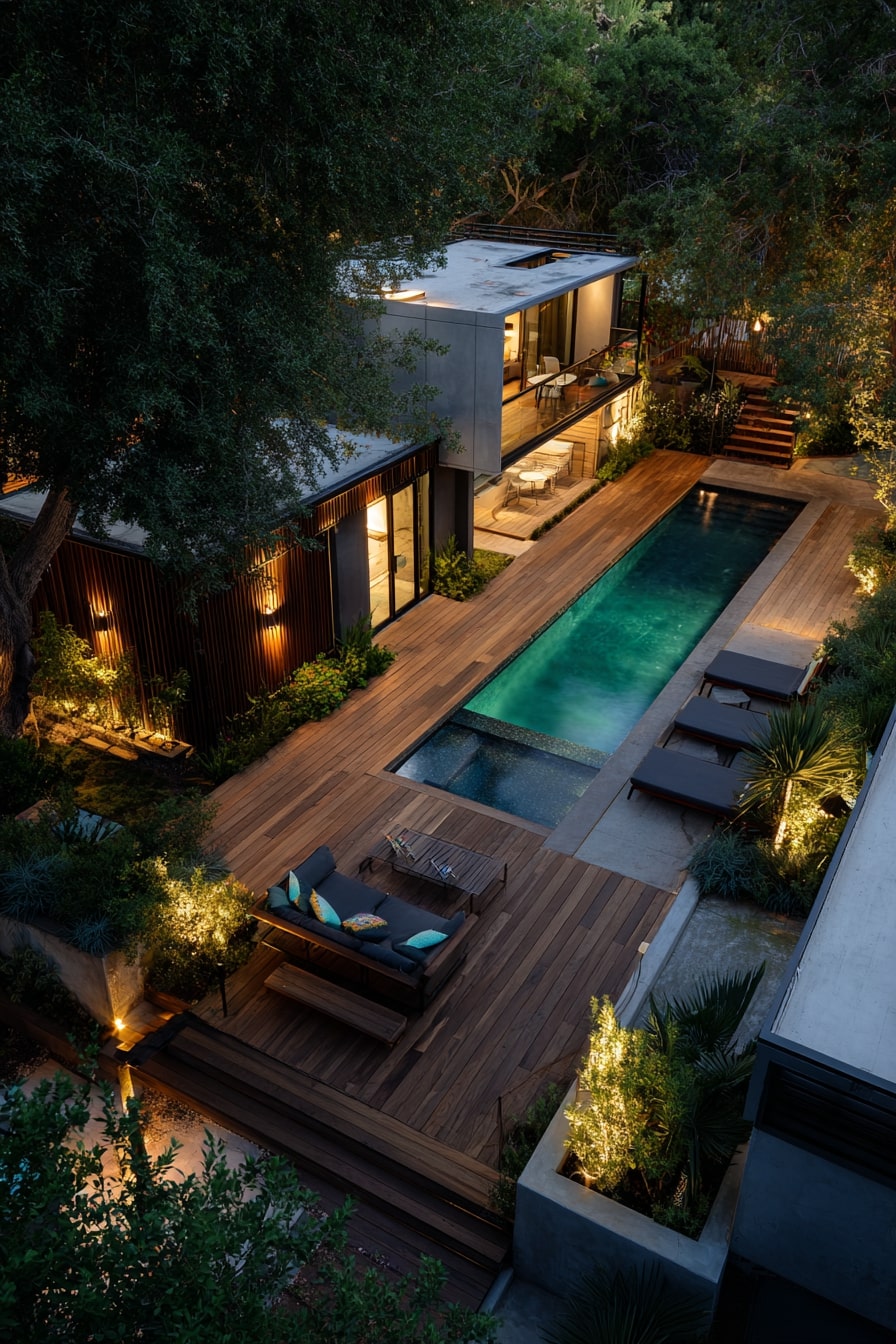 Semi-Inground with Decking