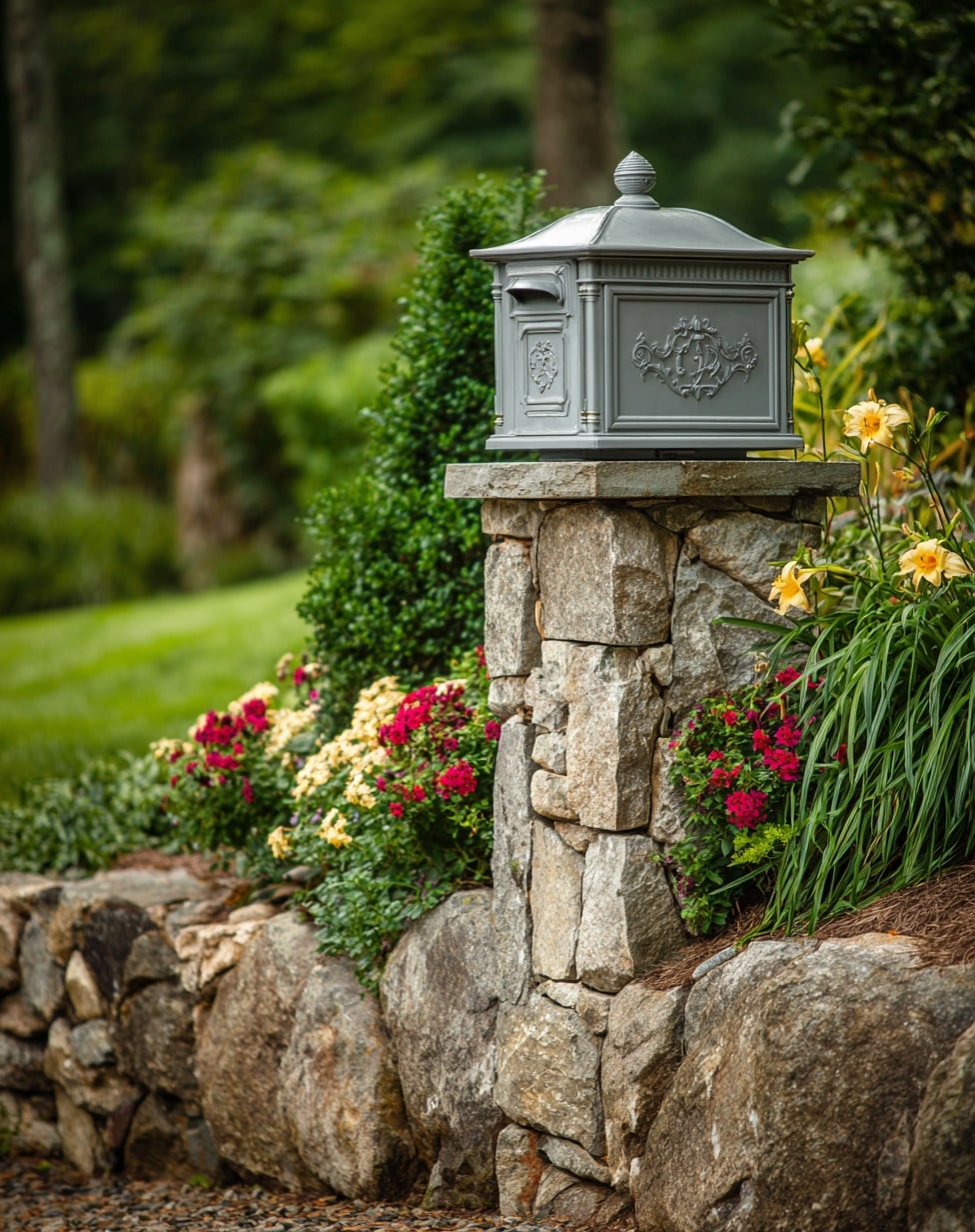 Stone Mailbox