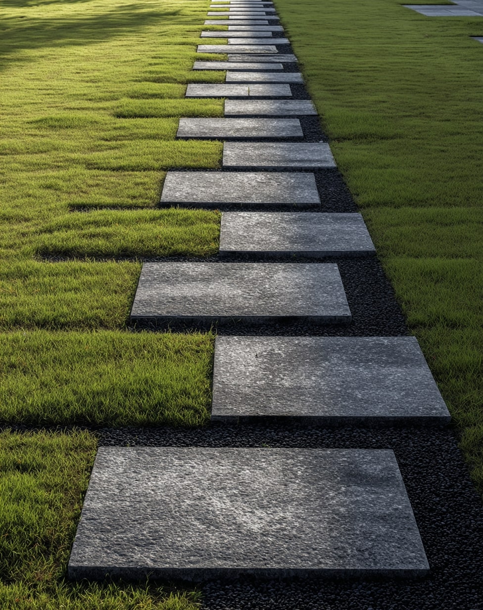 Turf Paver Walkway