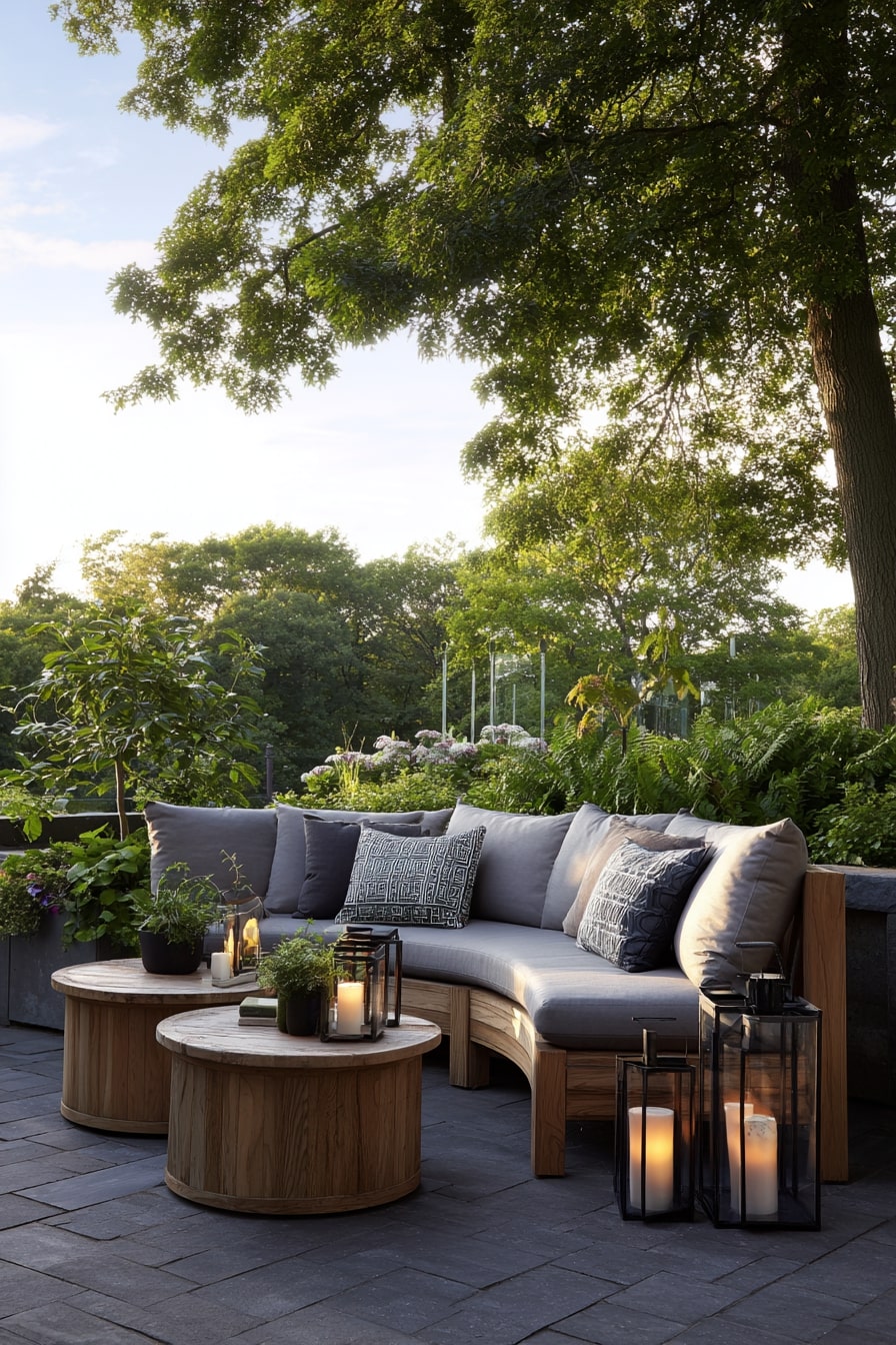 Wider Steps for Small Decks with a Grand Feel