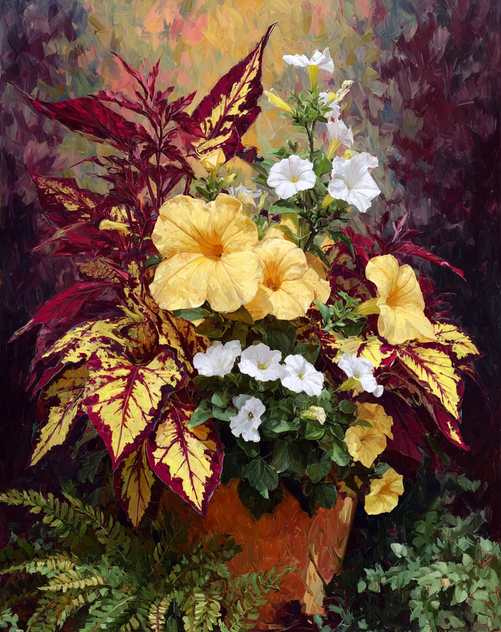 Wildflower Meadow Mix Coleus with Daisy Varieties
