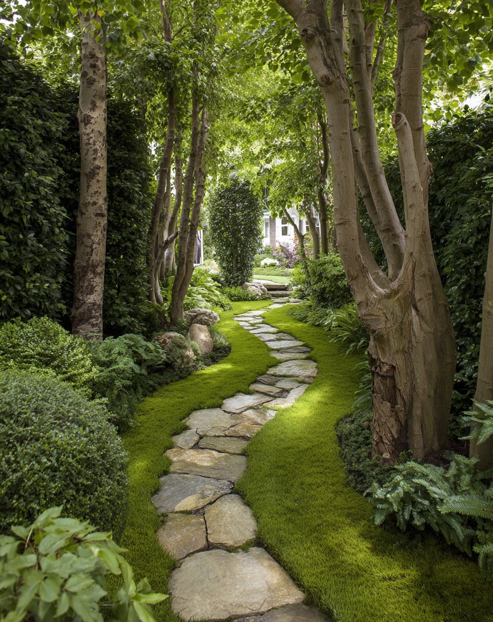 Wood Chip Pathway