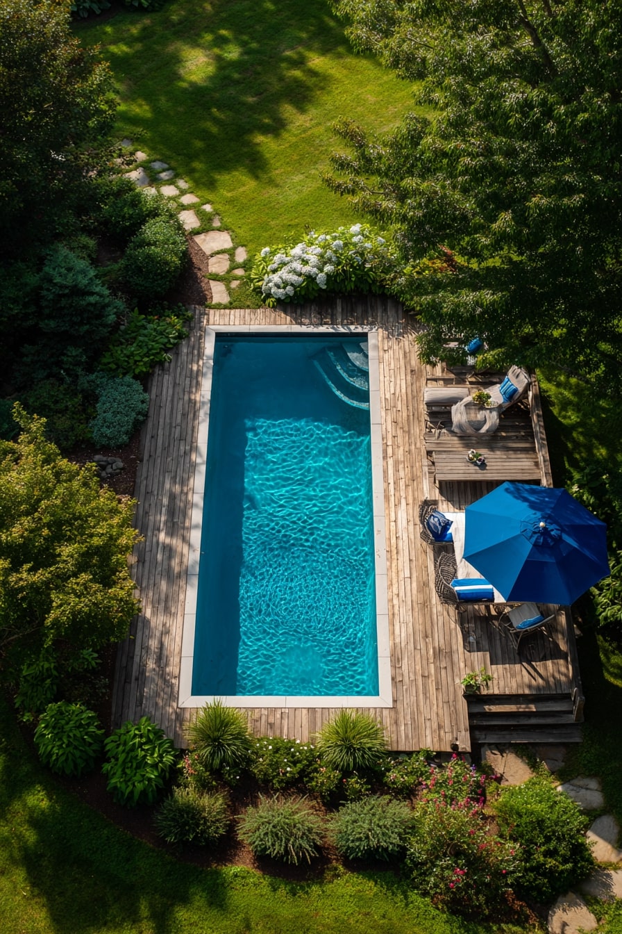 Wraparound Deck with Railings