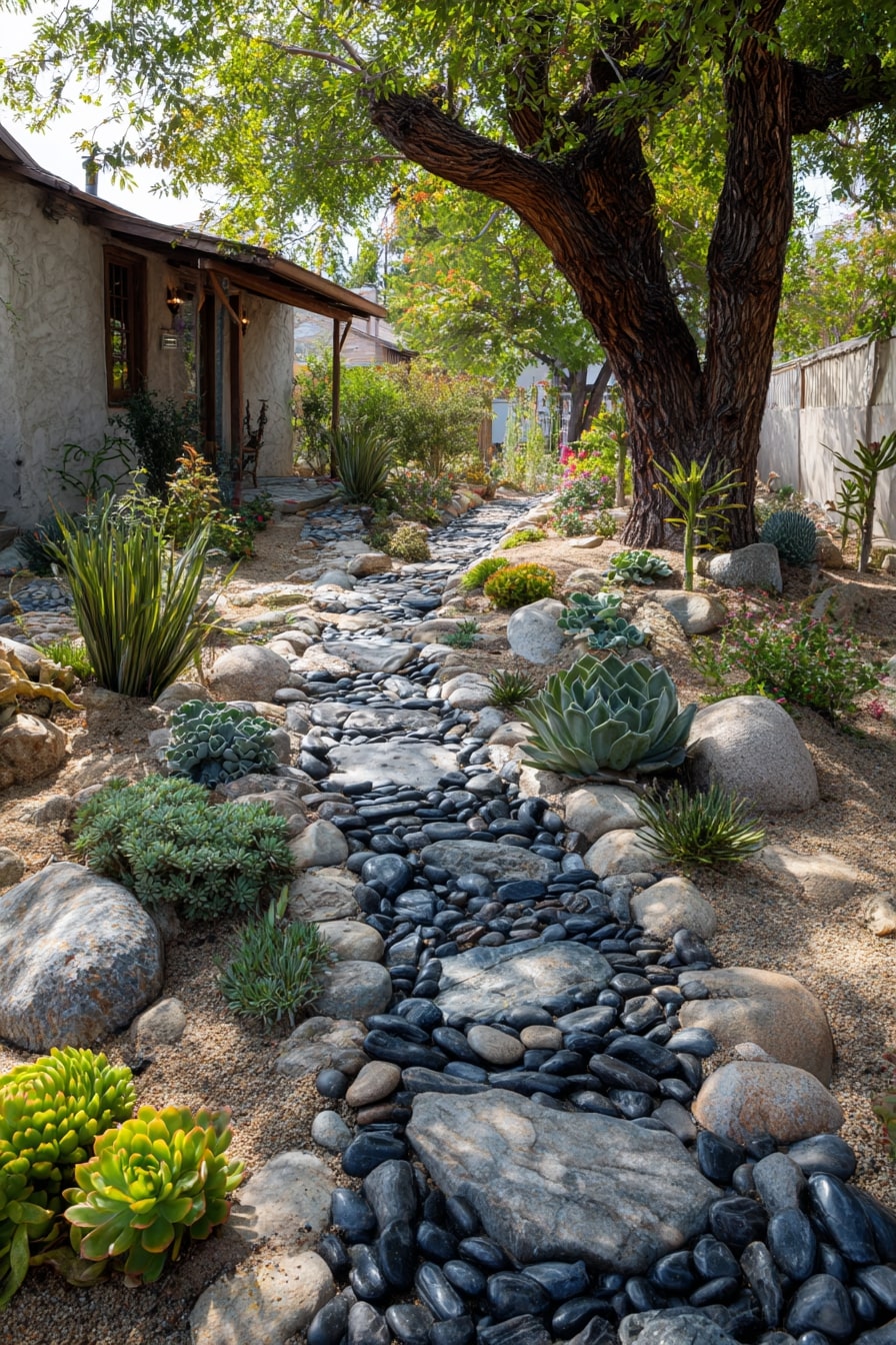 Colorful Succulent Borders