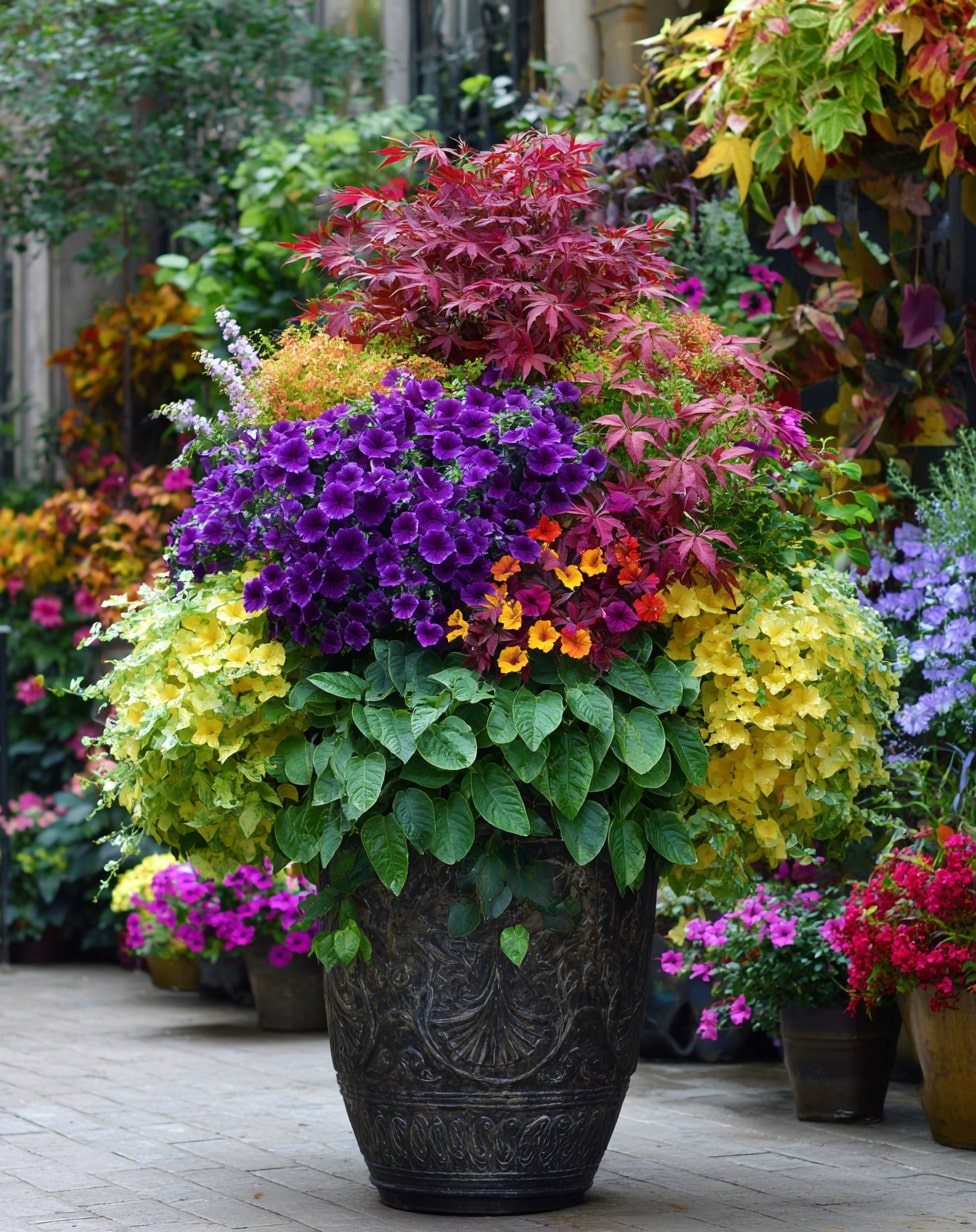 Vintage Charm: Pair Coleus with Old-Fashioned Flowers and Lace