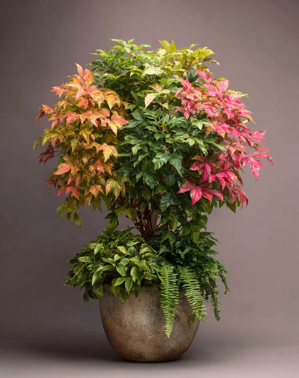 Edgy Elegance: Design a Coleus Container with Black and White Accents
