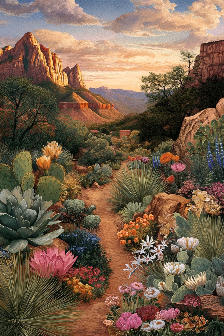 vDesert Flower Power
