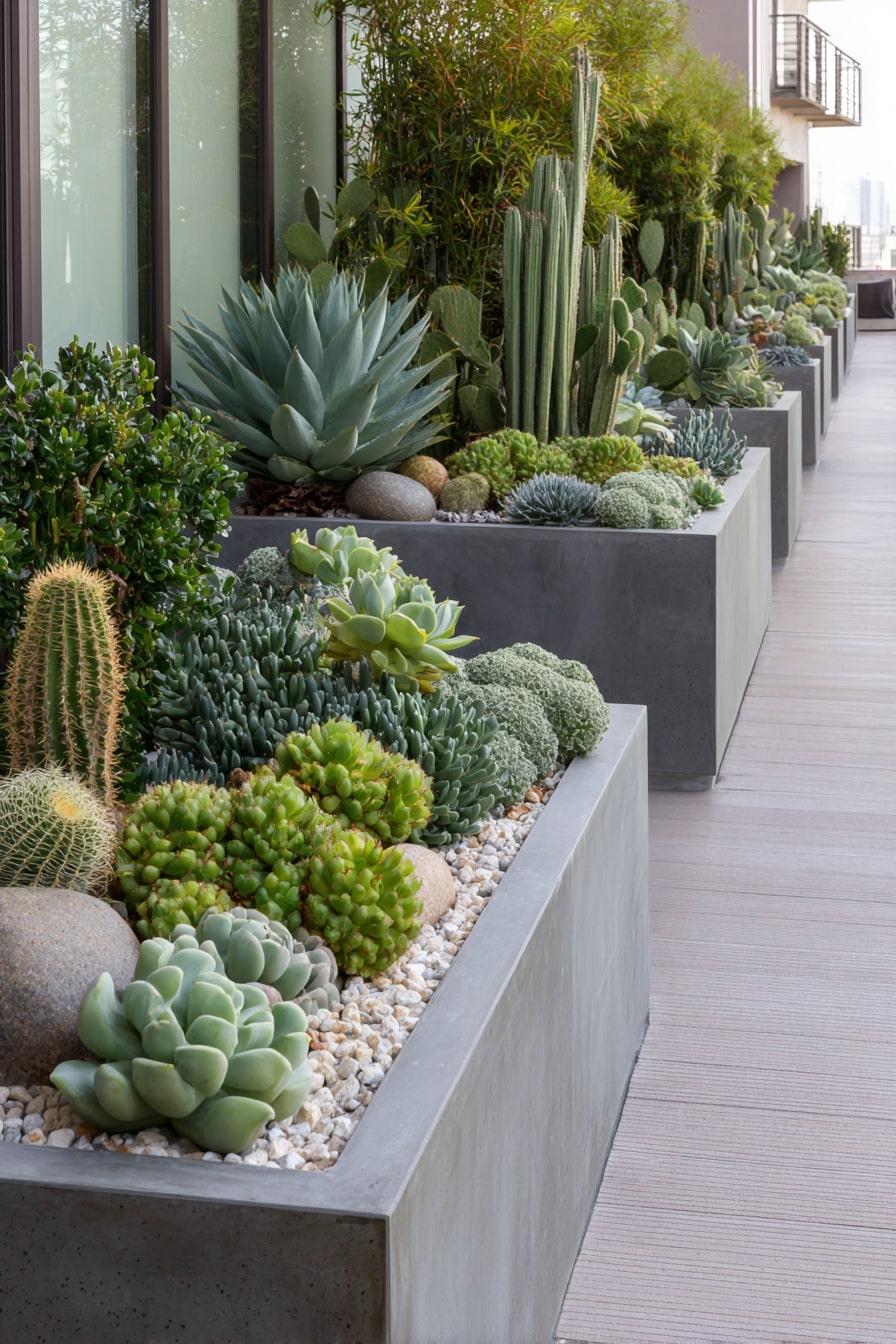 Modern Succulent Terraces