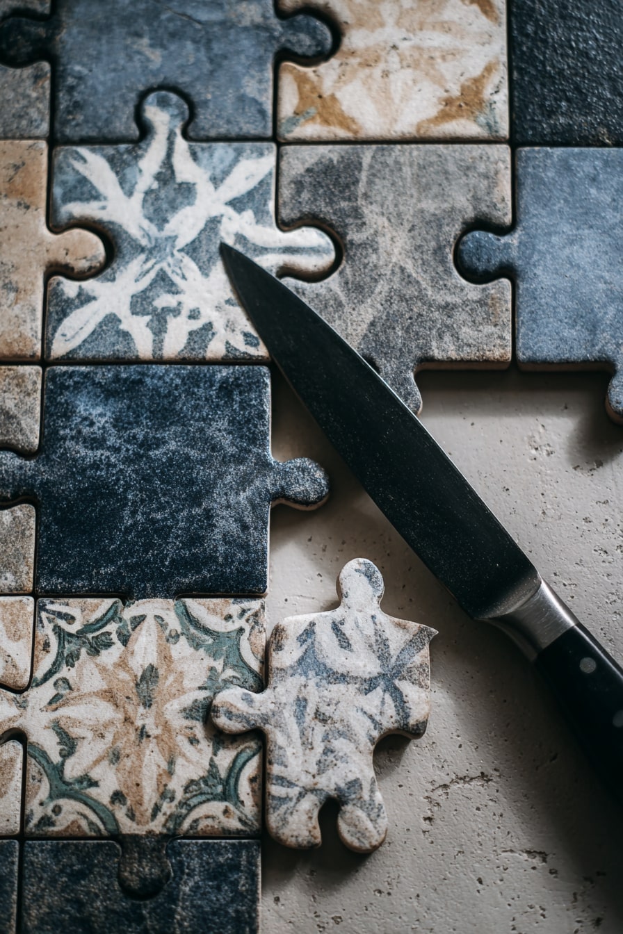 Intrlocking Floor Tiles for a Modular Design