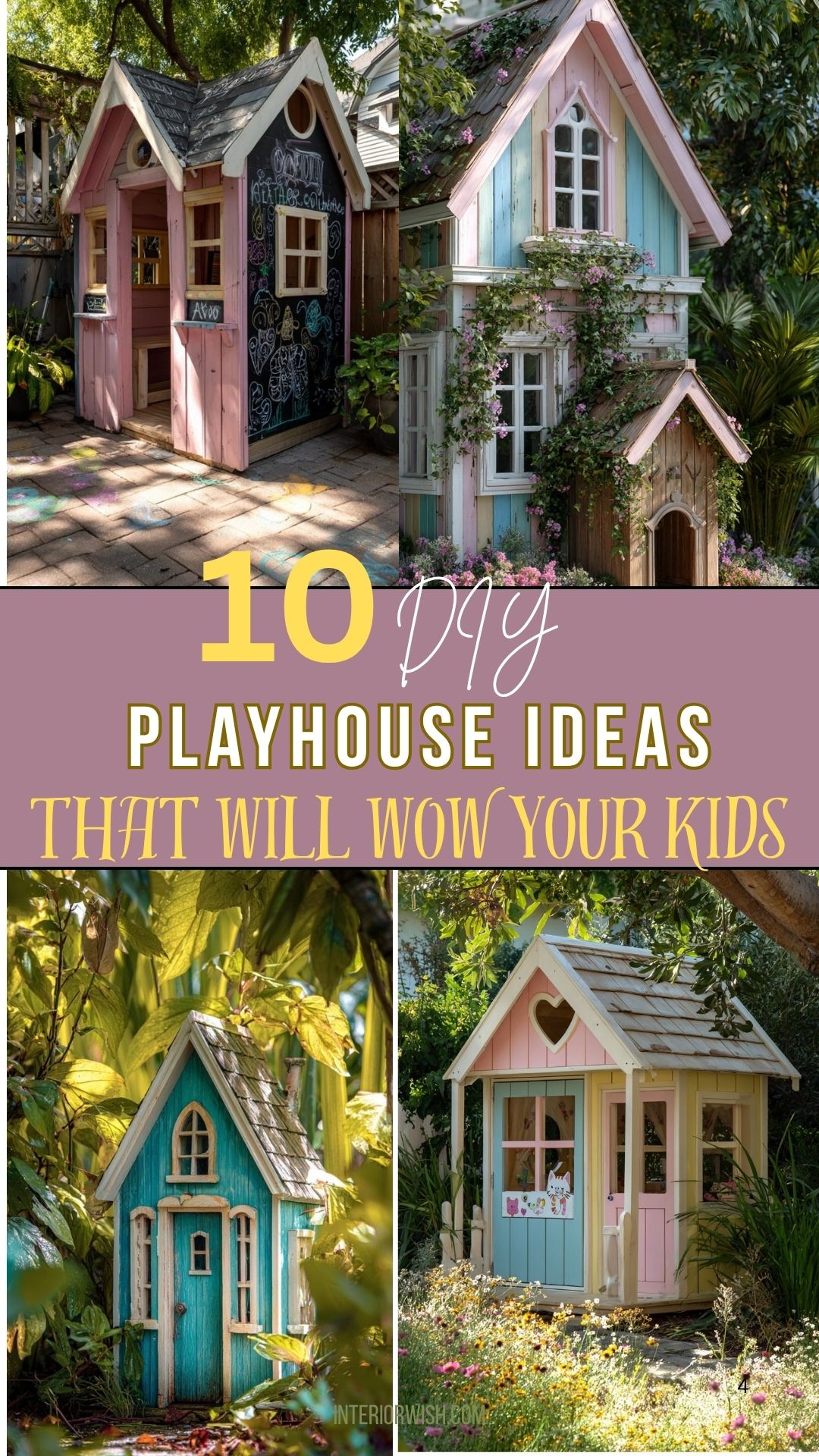 10 DIY Playhouse Ideas That Will Wow Your Kids
