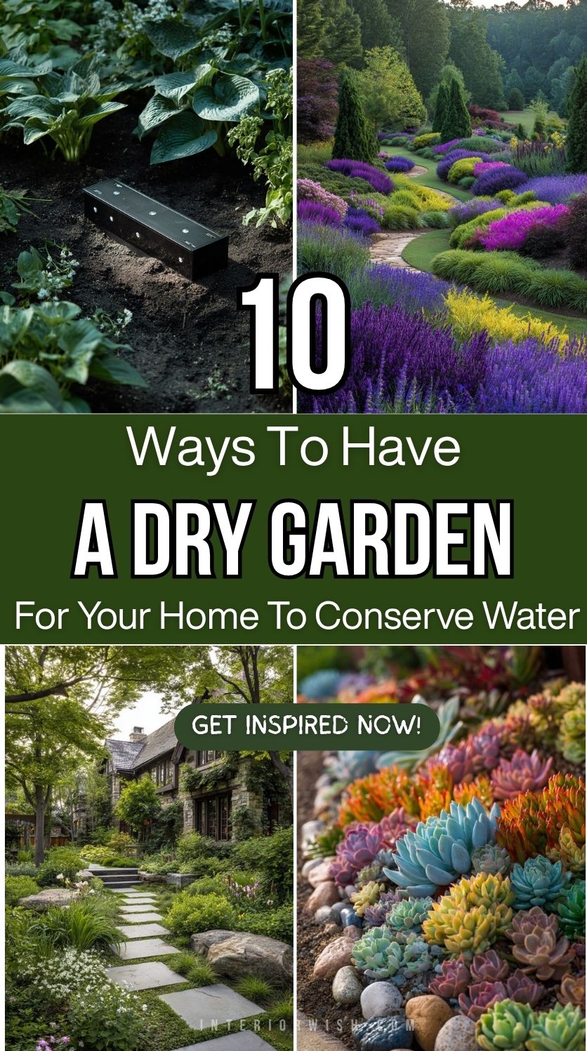 10 Ways To Have A Dry Garden For Your Home To Conserve Water