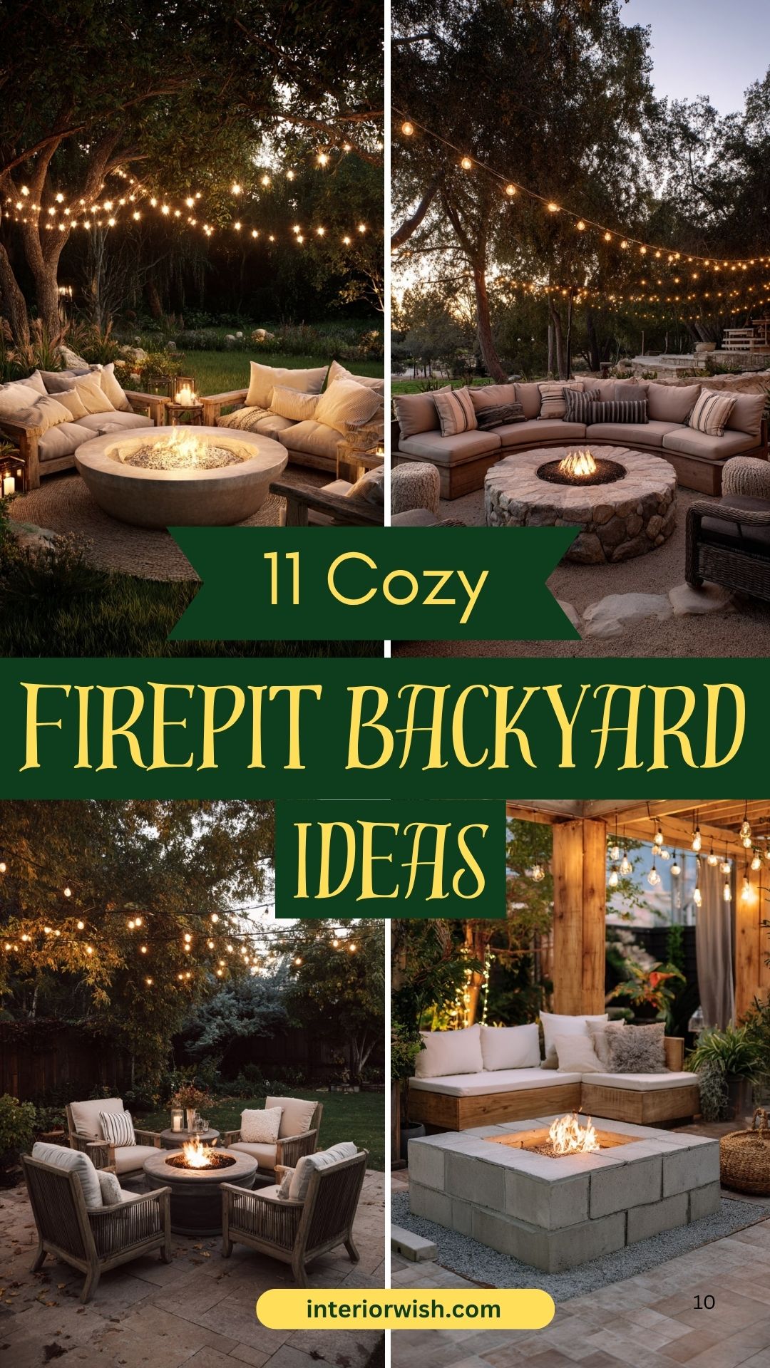 11 Cozy Firepit Backyard Ideas for the Perfect Outdoor Gathering Spot