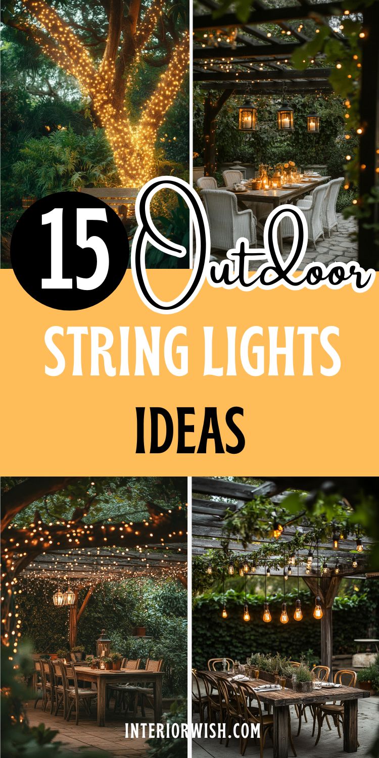 15 Outdoor String Lights Ideas