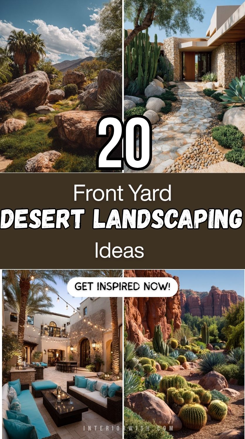 20 Desert Landscaping Ideas For Your Front Yard
