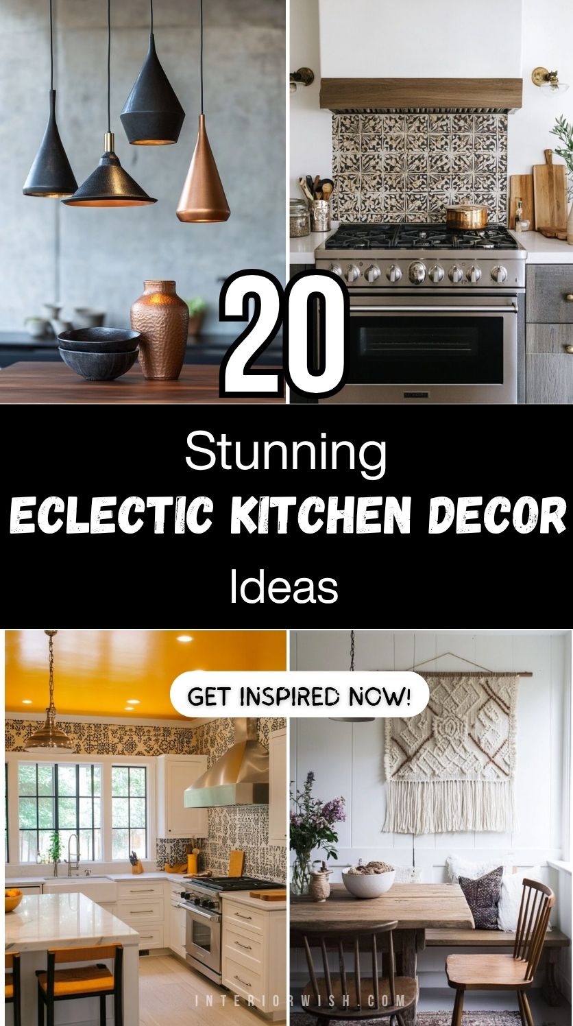 20 Stunning Eclectic Kitchen Decor Ideas