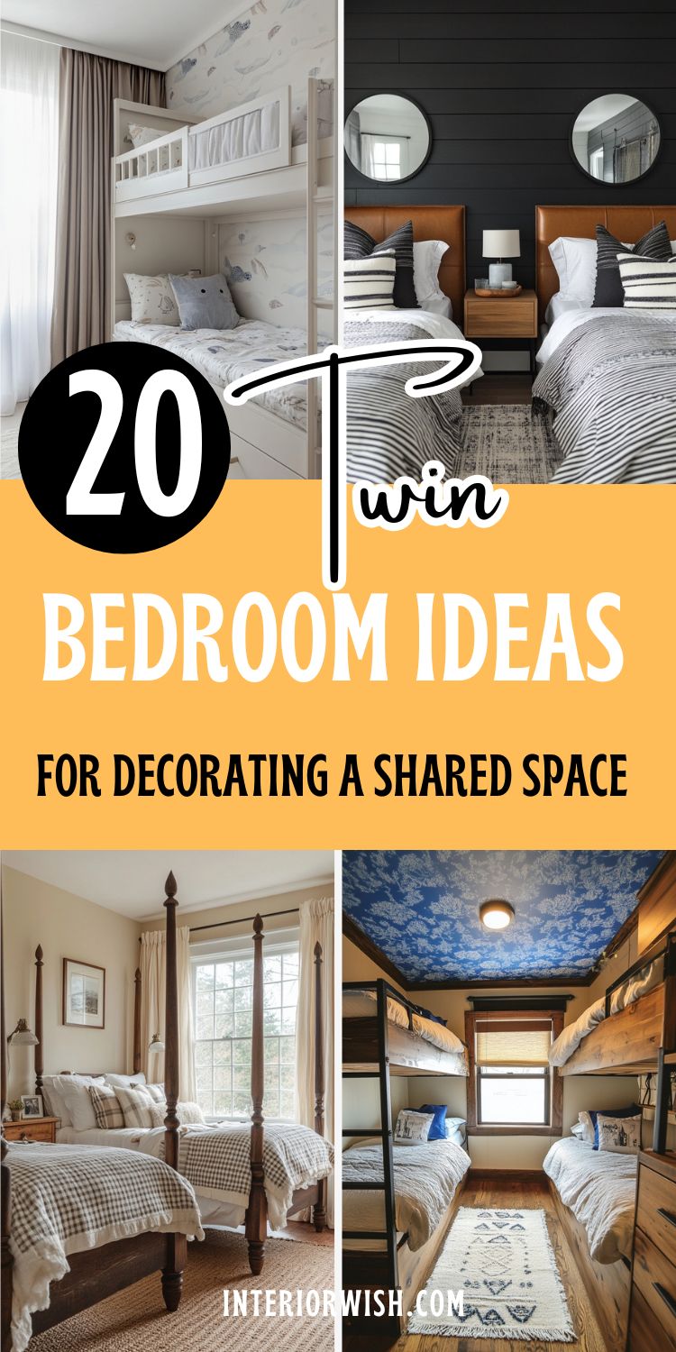 20 Twin Bedroom Ideas for Decorating a Shared Space
