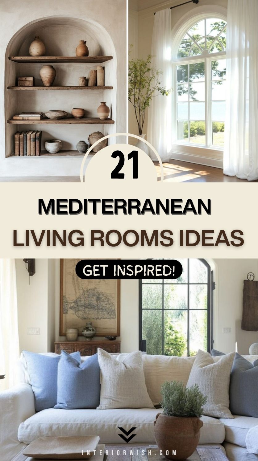 21 Mediterranean Living Rooms