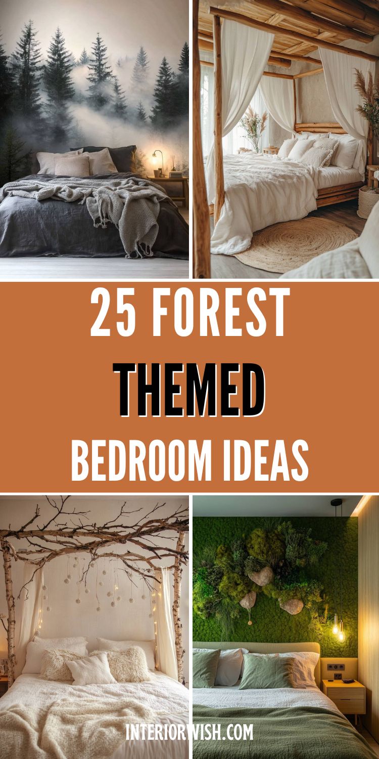 25 Forest-Themed Bedroom Ideas
