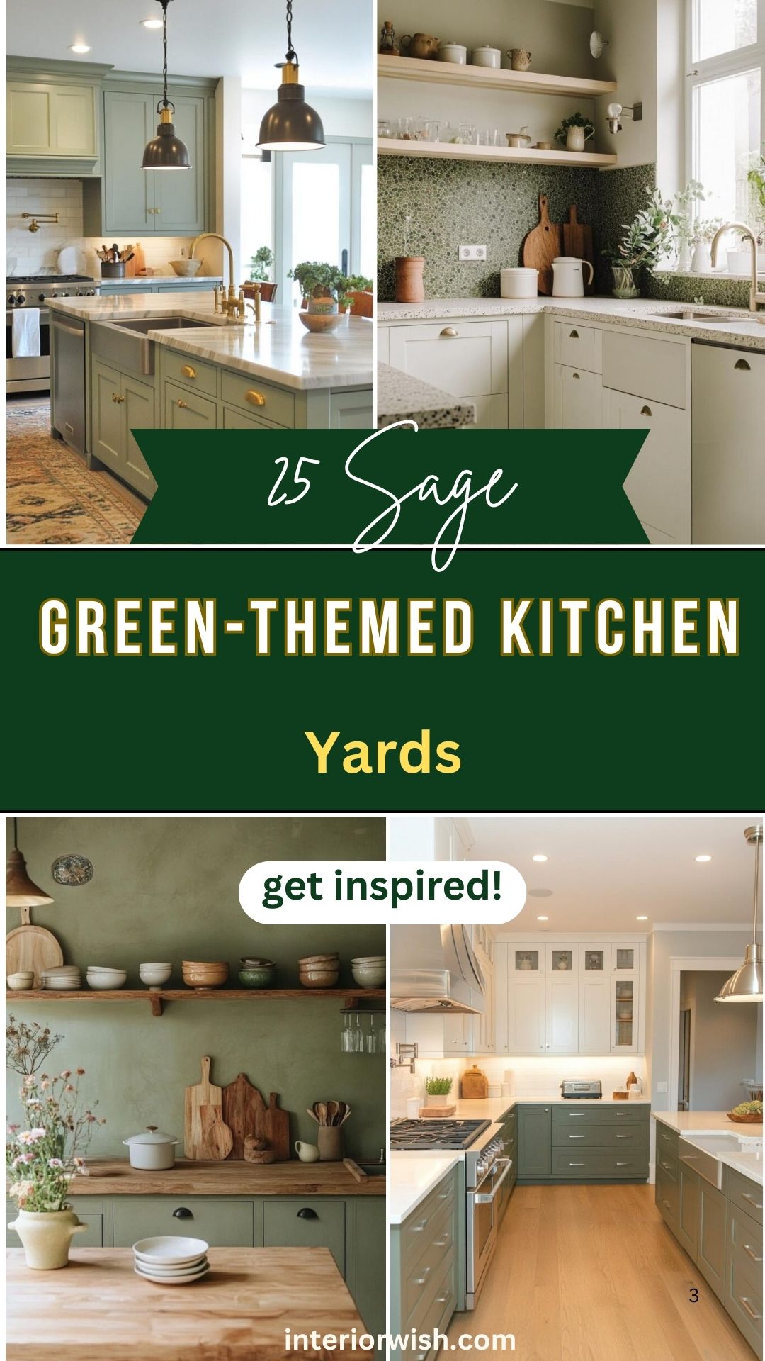 25 Sage Green-Themed Kitchen Ideas
