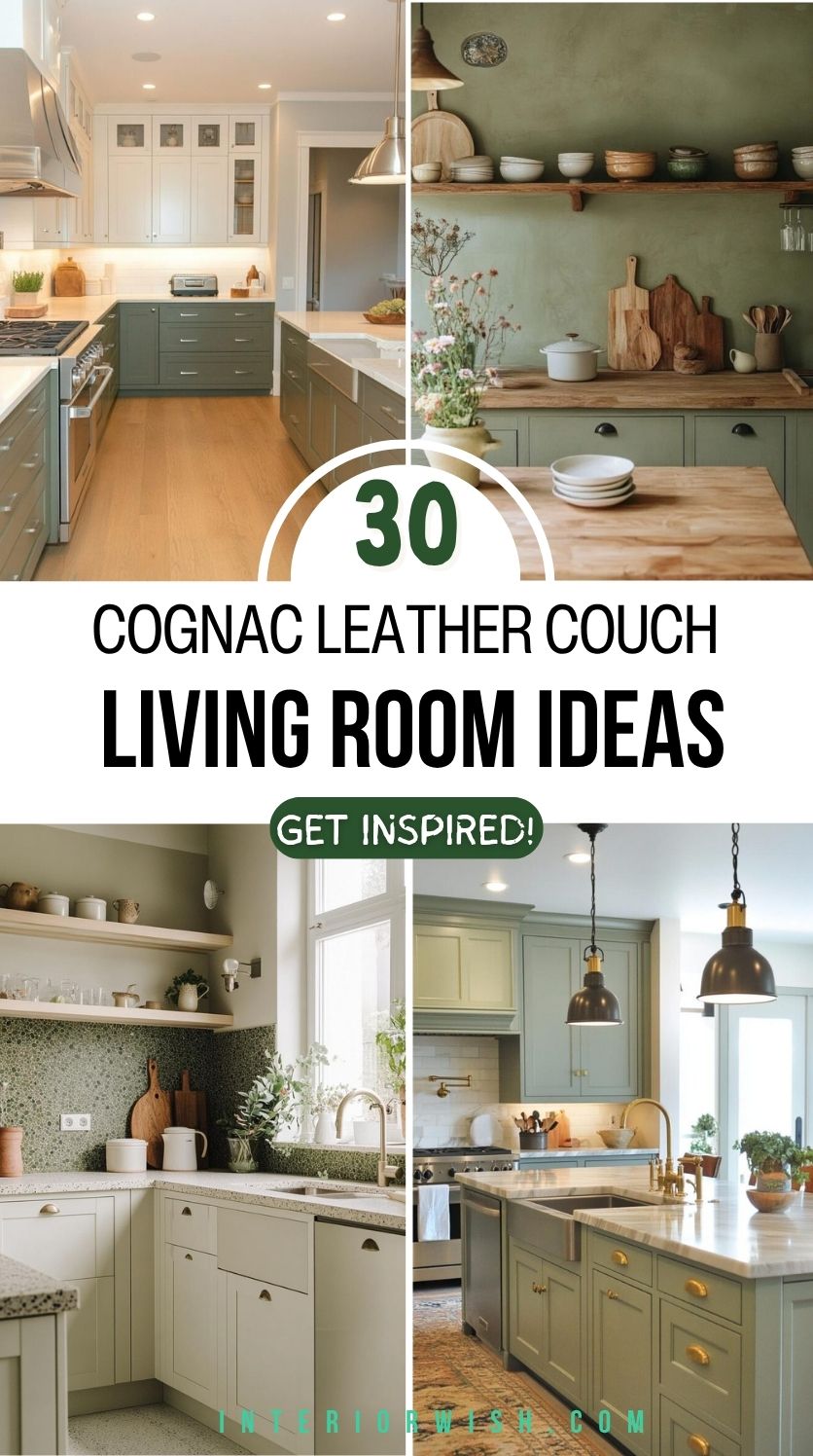 30 Cognac Leather Couch Living Room Ideas

