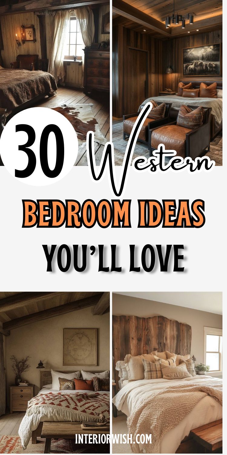 30 Western Bedroom Ideas to