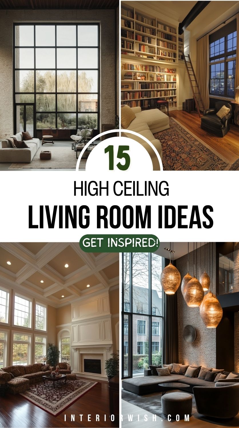 High Ceiling Living Room Ideas