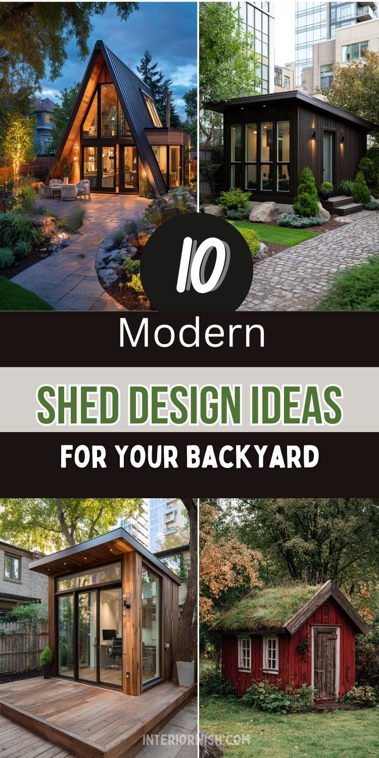 10 Modern Shed Design Ideas for Your Backyard
