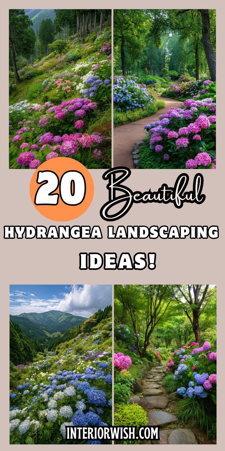 20 Beautiful Hydrangea Landscaping Ideas
