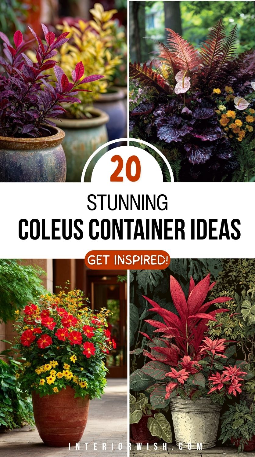 20 Stunning Coleus Container Ideas For a Vibrant Garden