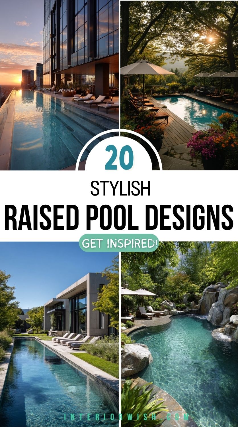 20 Stylish Raised Pool Designs To Inspire You
