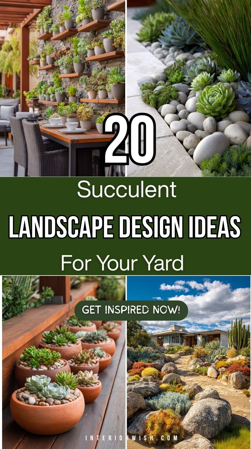 20 Succulent Landscape Design Ideas For Your Yard
