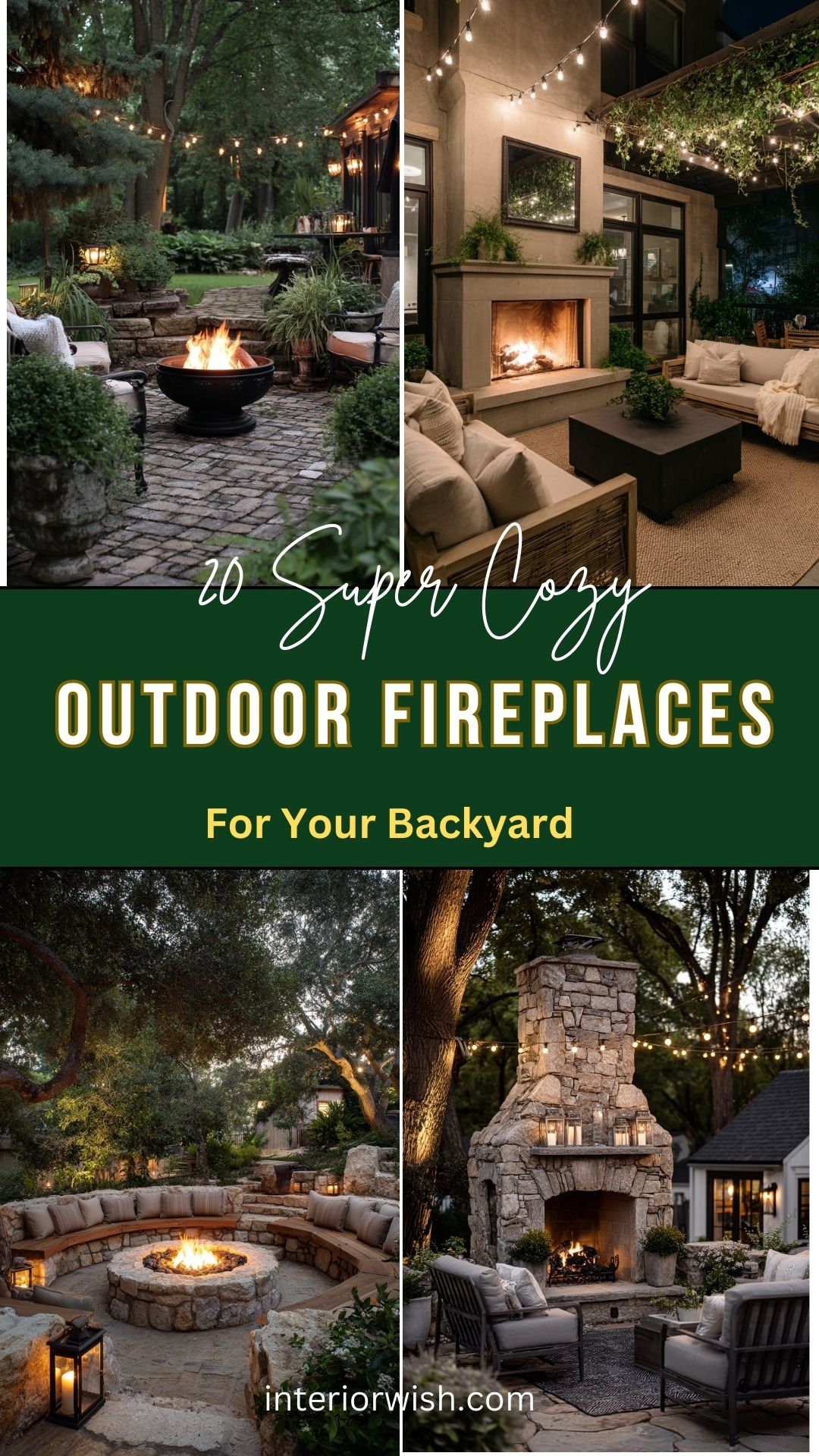 20 Super Cozy Outdoor Fireplaces For Your Backyard
