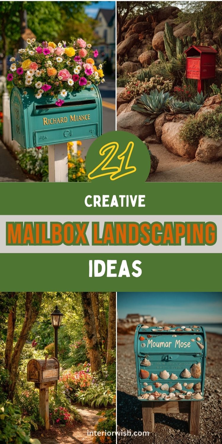 21 Creative Mailbox Landscaping Designs