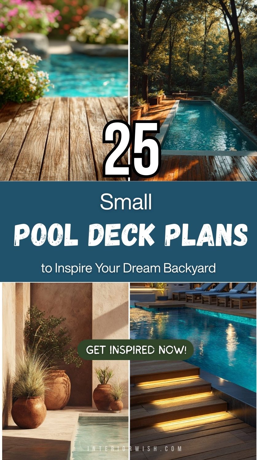 25 Pool Deck Plans to Inspire Your Dream Backyard
