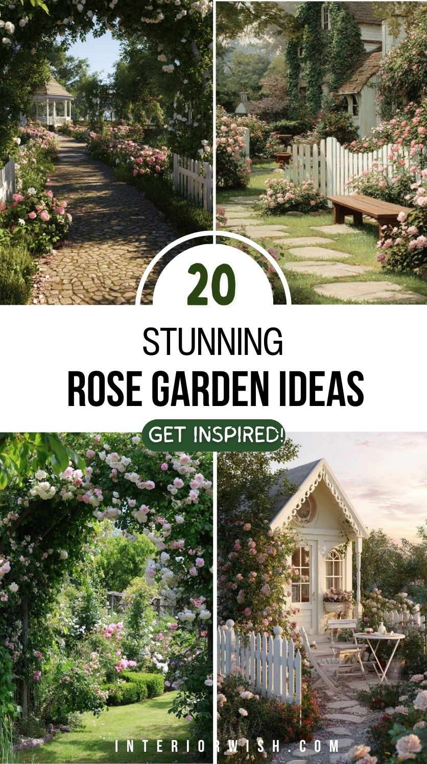 25 Stunning Rose Garden Ideas to Inspire Your Backyard Makeover
