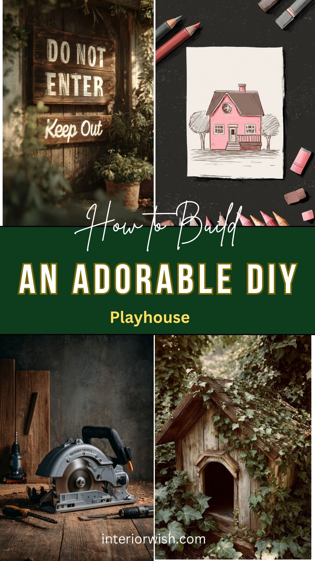 How to Build an Adorable DIY Playhouse