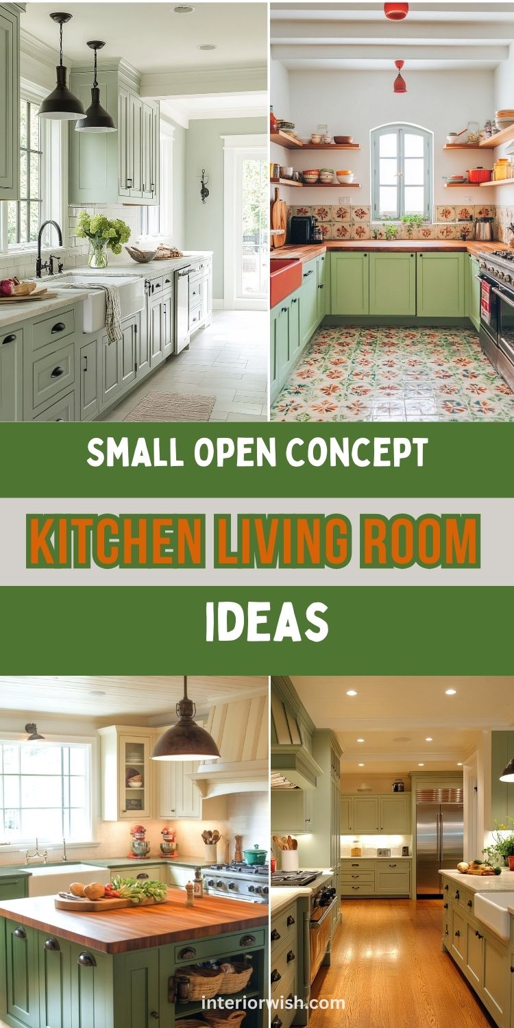 Small Open Concept Kitchen Living Room Ideas 2025!

